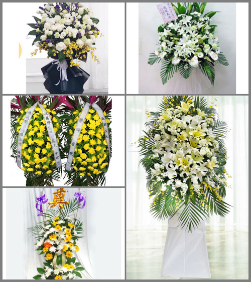 湖南永州祁阳县羊角塘镇张阿塘村白事花篮预定